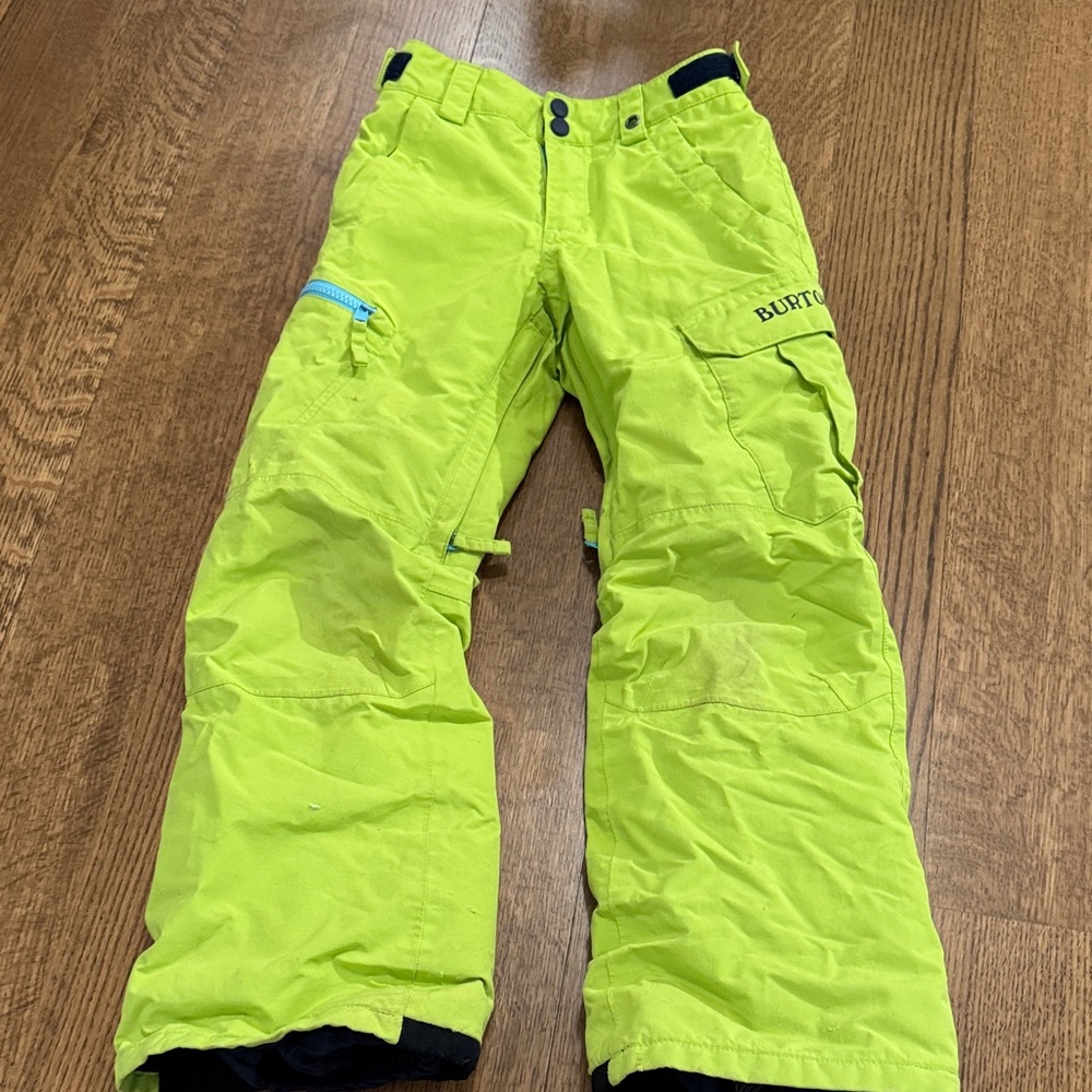 Burton Kids Bright Green Snow Pants